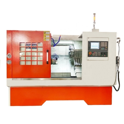 Máquina do torno do CNC da cama da inclinação TCK500