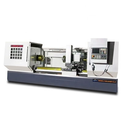 Torno resistente do CNC da cama CK6180 lisa e máquina de trituração combinado com a torreta da vida de 12 estações